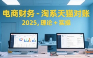 电商财务-淘系天猫对账2025，理论+实操