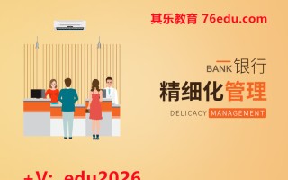 银行精细化管理（3集） mp4高清无水印视频教程网盘免费下载