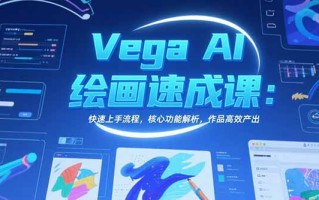 Vega AI绘画速成课：快速上手流程，核心功能解析，作品高效产出