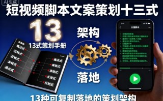 短视频脚本文案策划十三式，13种可复制落地的策划架构