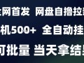 2025最新九月网盘自撸拉新，全自动运行，解放双手，日入5张+，小白可玩，批量操作【揭秘】