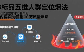 非标品五维人群定位法，2000款滚雪球运营策略，AI内容营销10万流量引爆