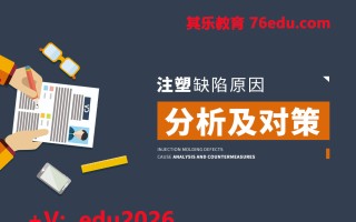 注塑缺陷原因分析及对策（5集） mp4高清无水印视频教程网盘免费下载
