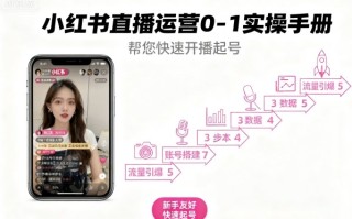 小红书直播运营0-1实操手册，帮您快速开播起号