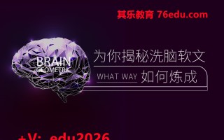 为你揭秘洗脑软文如何炼成（6集） mp4高清无水印视频教程网盘免费下载