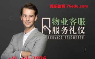 物业客服服务礼仪（3集） mp4高清无水印视频教程网盘免费下载