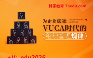 为企业赋能：VUCA时代的组织管理规律（2集） mp4高清无水印视频教程网盘免费下载