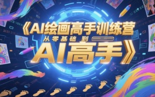 AI绘画高手训练营，从零基础到AI高手