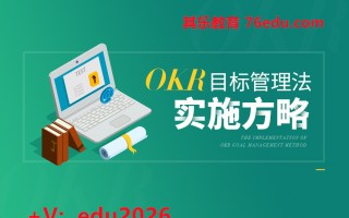 OKR目标管理法实施方略（11集） mp4高清无水印视频教程网盘免费下载