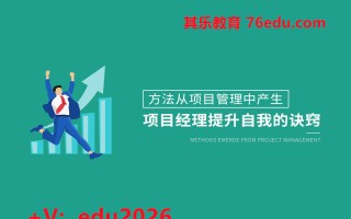 方法从项目管理中产生-项目经理提升自我的诀窍（5集） mp4高清无水印视频教程网盘免费下载