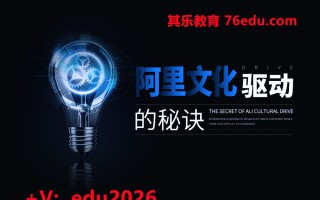 阿里文化驱动的秘诀（2集） mp4高清无水印视频教程网盘免费下载