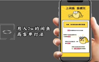 月入7w闲鱼高客单玩法，精细化运营，二手电商保姆级教程