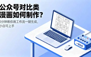 公众号对比类漫画如何制作？2分钟教你用工作流一键生成，小白可上手