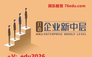 打造企业新中层（4集） mp4高清无水印视频教程网盘免费下载