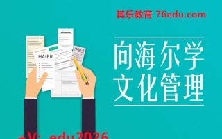 向海尔学文化管理（3集） mp4高清无水印视频教程网盘免费下载
