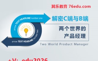 解密C端与B端两个世界的产品经理（5集） mp4高清无水印视频教程网盘免费下载