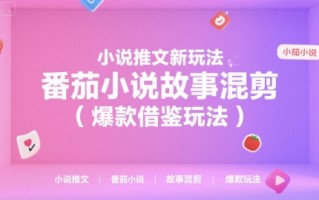 小说推文新玩法，番茄小说故事混剪(爆款借鉴玩法)