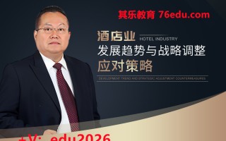 酒店业发展趋势与战略调整应对策略（4集） mp4高清无水印视频教程网盘免费下载