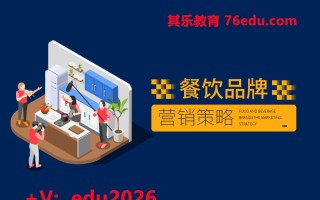 餐饮品牌营销策略（3集） mp4高清无水印视频教程网盘免费下载