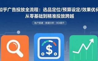 知乎广告投放全流程：选品定位/预算设定/效果优化 从零基础到精准投放跨越