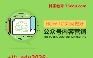 如何做好公众号内容营销（3集） mp4高清无水印视频教程网盘免费下载