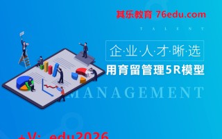 企业人才晰选用育留管理5R模型（3集） mp4高清无水印视频教程网盘免费下载