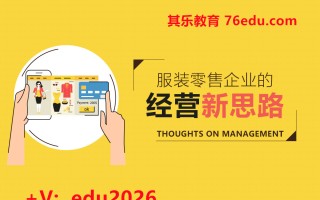 服装零售企业的经营新思路（2集） mp4高清无水印视频教程网盘免费下载