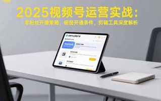 2025视频号运营实战：零粉丝开播策略，橱窗开通条件，剪辑工具深度解析