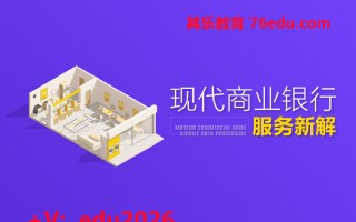 现代商业银行服务新解 mp4高清无水印视频教程网盘免费下载