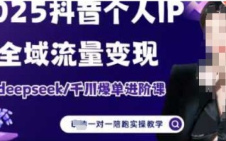 2025个人IP短视频带货(进阶版)全域流量变现，deepseek千川爆单进阶课