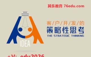 客户开发的策略性思考（4集） mp4高清无水印视频教程网盘免费下载