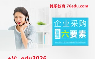 企业采购管理六要素（6集） mp4高清无水印视频教程网盘免费下载