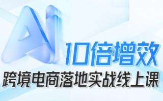 跨境电商10倍增效，跨境电商AI落地实战线上课