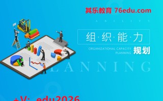 组织能力规划（2集） mp4高清无水印视频教程网盘免费下载