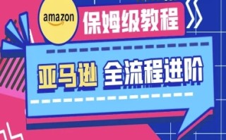 亚马逊保姆级全流程实操教程-跨境电商教程
