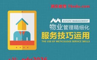 物业管理精细化服务技巧运用（3集） mp4高清无水印视频教程网盘免费下载