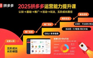 2025拼多多运营能力提升课：认知→基础→推广→活动→玩法，五阶成长路径
