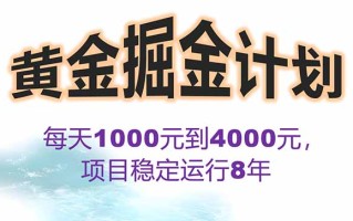 2025年最暴力项目“黄金对冲掘金计划”，每日实际收益1K-4K。分公司月…