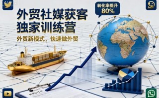 外贸社媒获客独家训练营，外贸新模式，快速做外贸