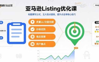 亚马逊Listing优化课，标题撰写公式，五大卖点提炼，提升点击率核心技巧