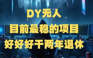 DY无人，目前最稳的项目，矩阵放大边旅游边赚钱，好好好干两年退休