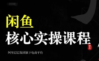 2024闲鱼核心实操课程，从养号、选品、发布、销售，教你做一个出单的闲鱼号