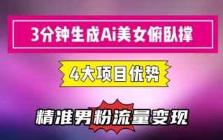 3分钟生成AI美女俯卧撑短视频：轻松起号，精准流量变现利器