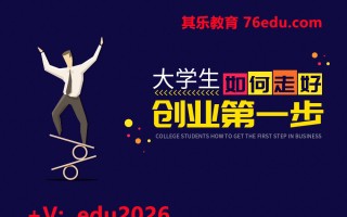 大学生如何走好创业第一步（3集） mp4高清无水印视频教程网盘免费下载