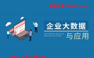 企业大数据与应用（5集） mp4高清无水印视频教程网盘免费下载
