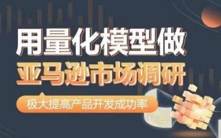 用量化模型做亚马逊市场调研，从数据出发，更高效更准确做判断，极大提高产品开发成功率