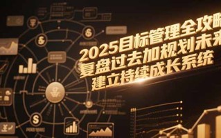 2025目标管理全攻略，复盘过去加规划未来，建立持续成长系统