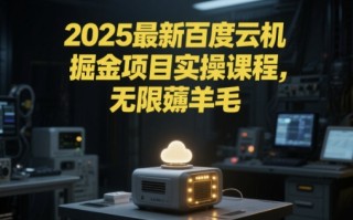 2025最新百度云机掘金项目实操课程单窗口保底5-10元月收益单窗口150+【揭秘】