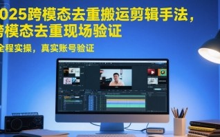 2025跨模态去重搬运剪辑手法，跨模态去重现场验证 +全程实操，真实账号验证