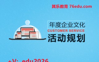 年度企业文化活动规划（2集） mp4高清无水印视频教程网盘免费下载